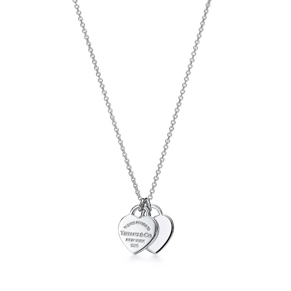 Return to Tiffany Double Heart Pendant Silver Return to Tiffany Double Heart Pendant Silver