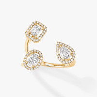 Messika MY TWIN TRILOGY ring, yellow gold, diamonds Messika MY TWIN TRILOGY ring, yellow gold, diamonds